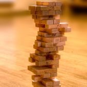 Jenga pieces