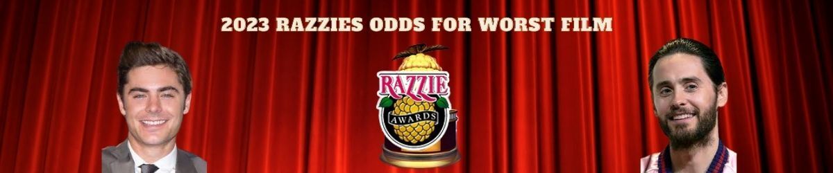 Razzie Award trophy, Zac Efron, Jared Leto