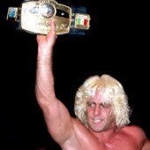 Ric Flair celebrating