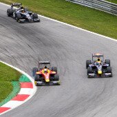 Austrian Grand Prix F1 cars on track