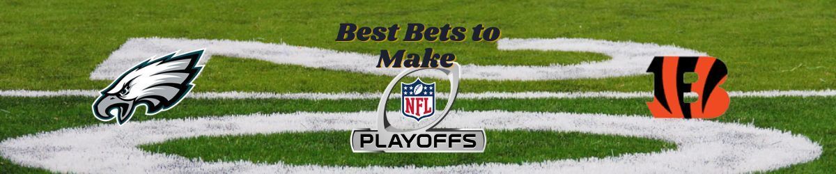 NFL logo, Bets Bets to Make for Playoffs, Eagles and Bengals logo