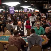 People choosing their poker table