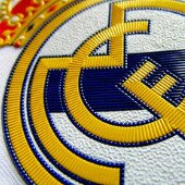 Real Madrid closeup logo