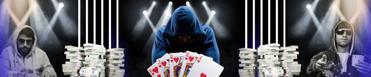 Poker Hoodies with imagery of cards and chips