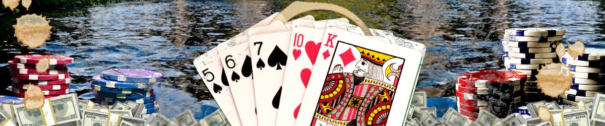 Winning on the river in poker