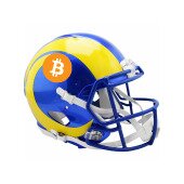 Bitcoin Logo with Helmet