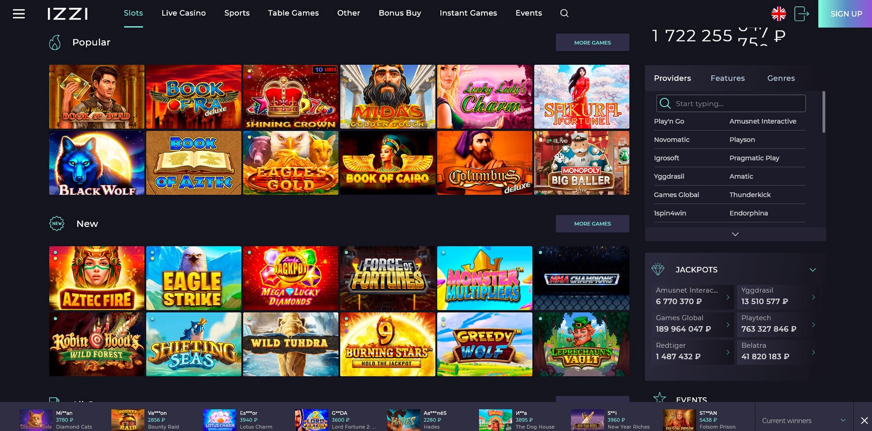 Izzi Casino Review - $3,000 Welcome Bonus + 500 Free Spins