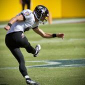 Justin Tucker kicking