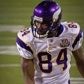 Randy Moss with Vikings uniform