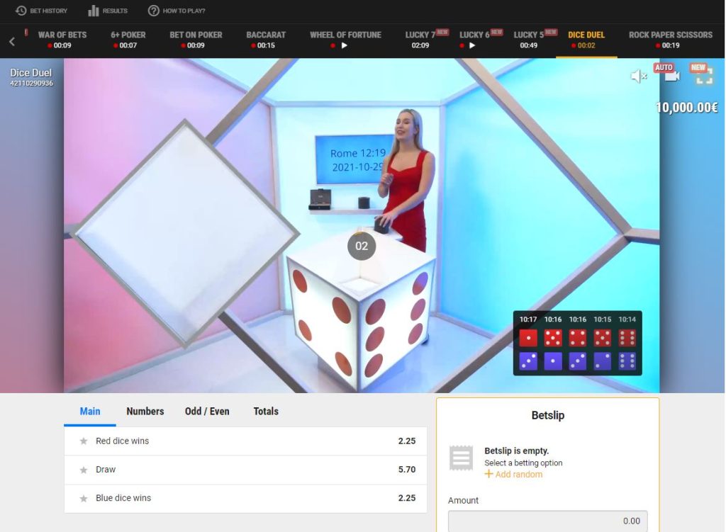 Live Dice Duel