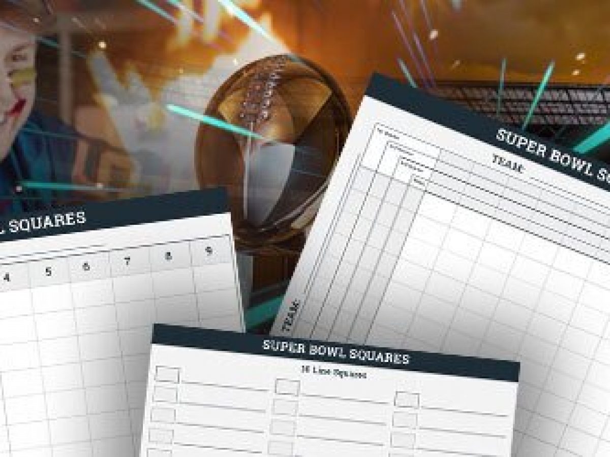 How to Run a Super Bowl Squares Pool - Tips and Templates