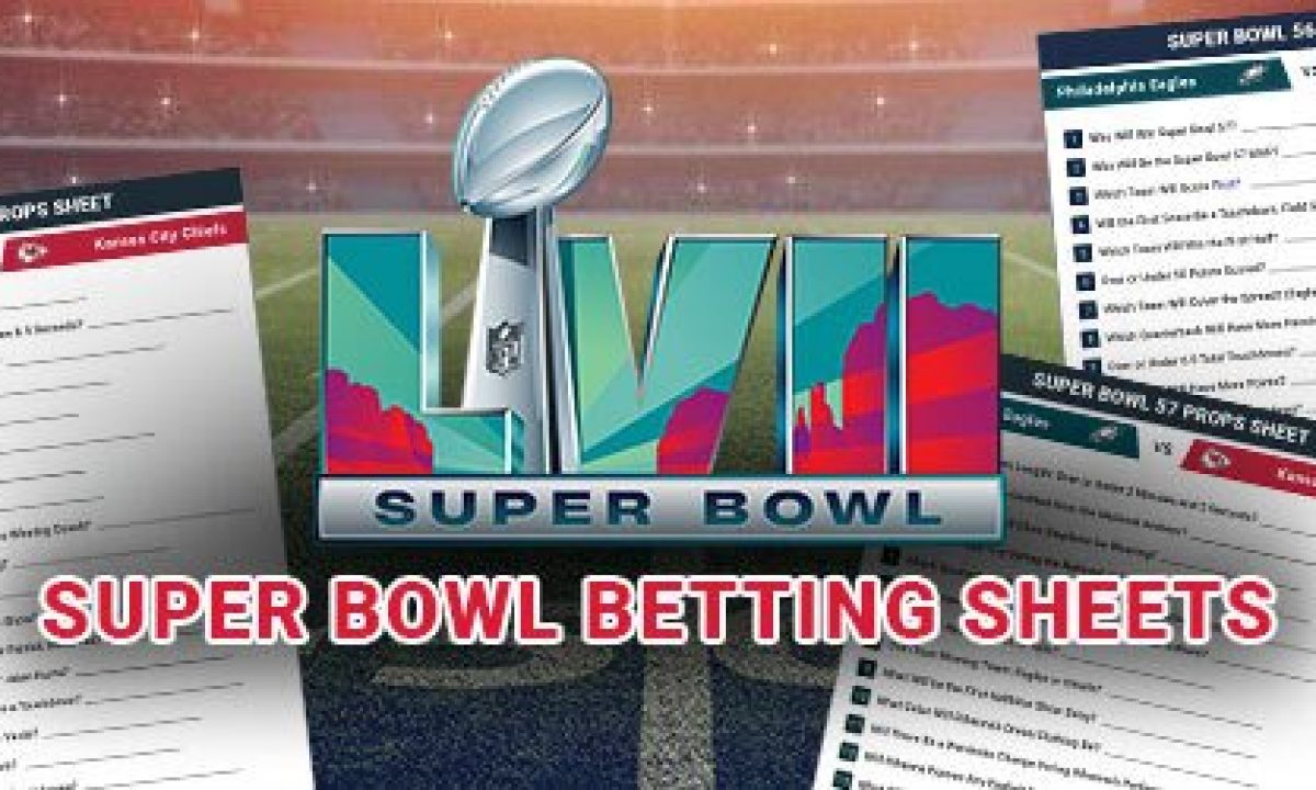 Super Bowl Prop Pool - Printable Prediction Pool