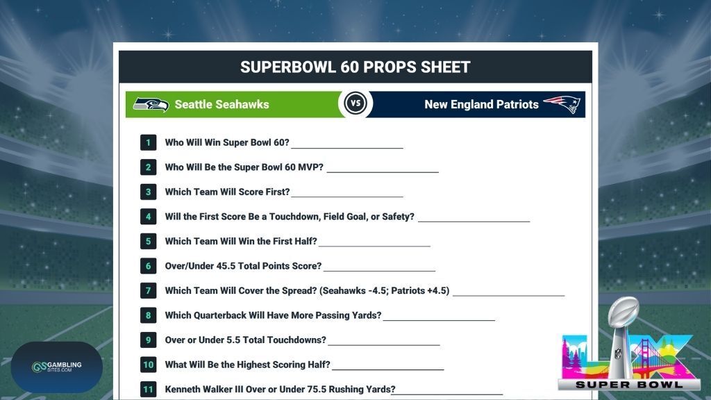 super bowl 60 printable sheet image