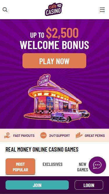 cafe casino mobile home