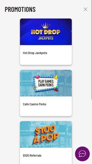 cafe casino mobile promotions