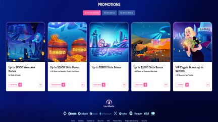 List of promotions at Las Atlantis Casino