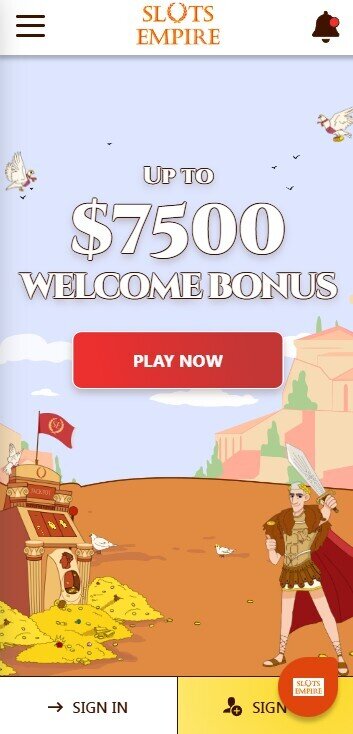 slots empire homepage mobile