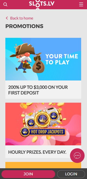 slots.lv promotions mobile