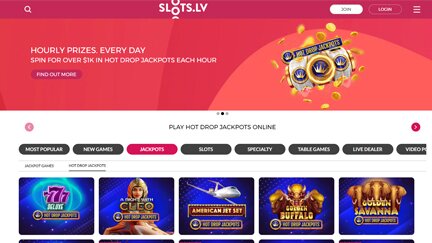 Hot Drops slot games at Slots.lv