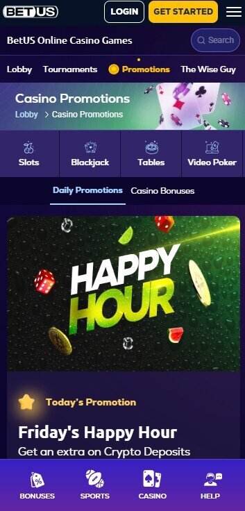 betus promotions mobile