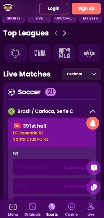 trustdice sportsbook mobile