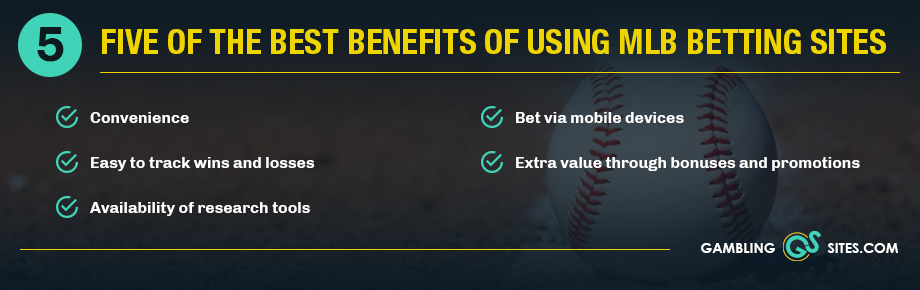 Five Benefits of Using MLB Betting Sites