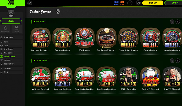 888casino Games