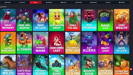 red-dog-review-casino-lobby