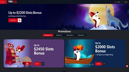 List of promotions at Red Dog Casino