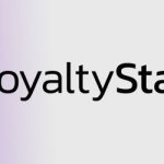 LoyaltyStars webbplatslogo centrerad med presenter, idrottare och kasinobilder kring