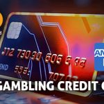 Best Gambling Credit Cards text centered, graphics of credit cards from Visa, Mastercard, Discover and Amex with casino and crypto imagery surrounding