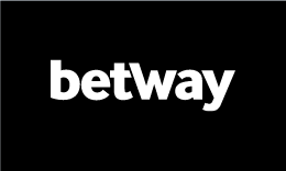 Betway logo, white text on a black background