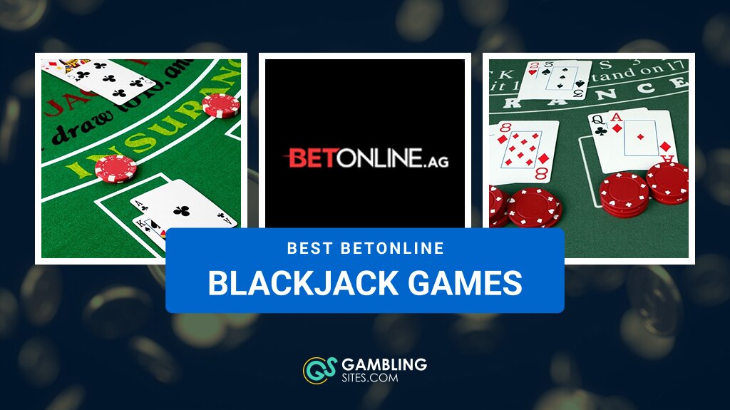 betonline logo and blackjack games