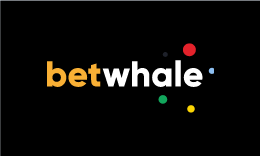 BetWhale logo, yellow and white text on a black background