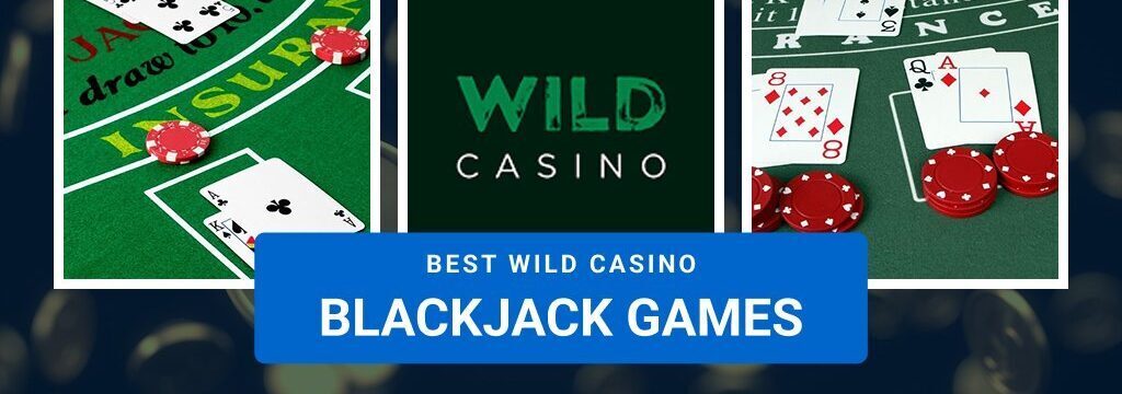 Wild Casino logo plus blackjack images
