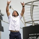 WWE superstar AJ Styles at a 2022 Nascar event