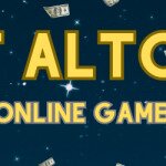 Best Alt Coins for online gambling text centered, crypto imagery surrounding