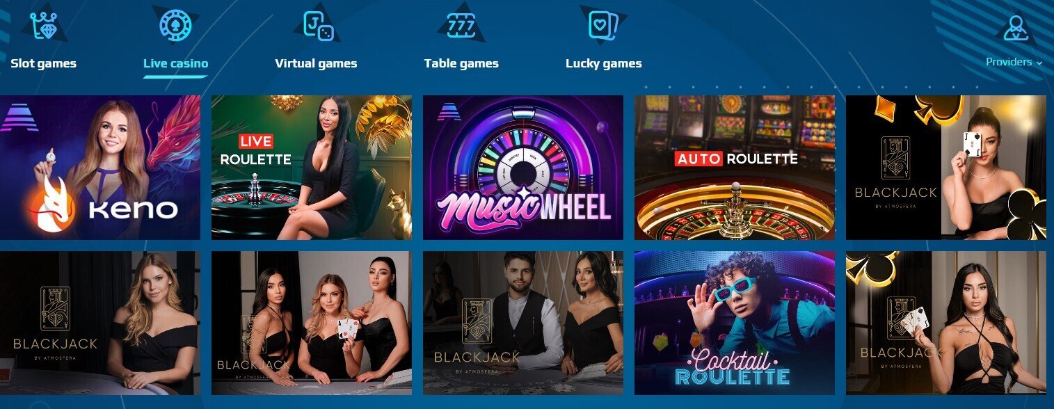 Anonym Live Casino screen shot