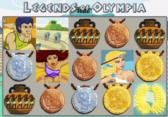 Legends of Olympia Slot Screenshot