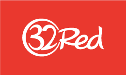 32Red logo, white text on red background