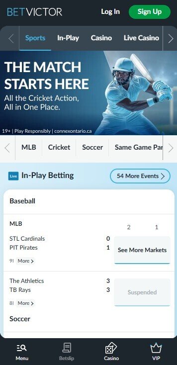 betvictor sports mobile