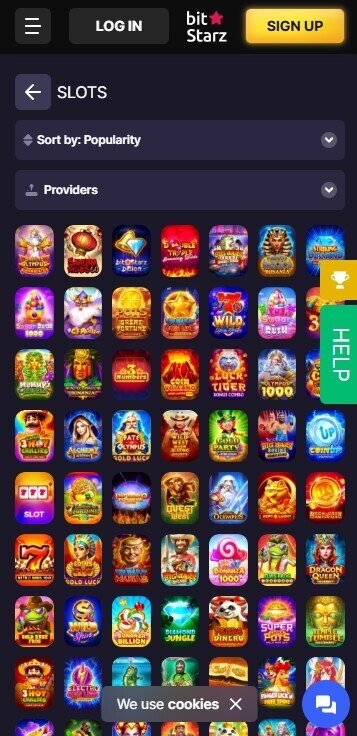 bitstars casino mobile slots
