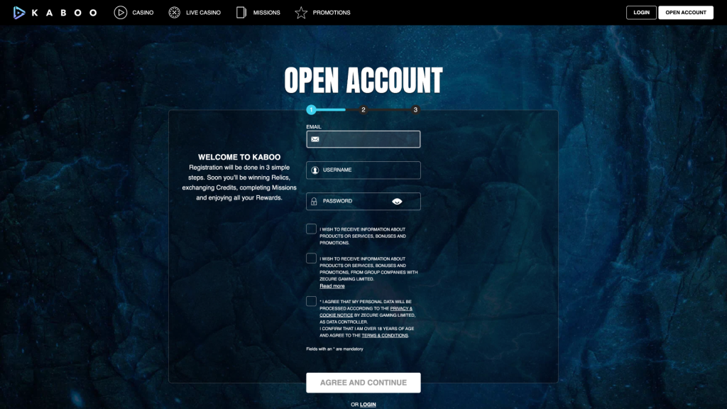 kaboo casino_sign up