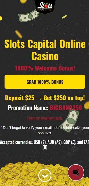 slots capital online homepage mobile
