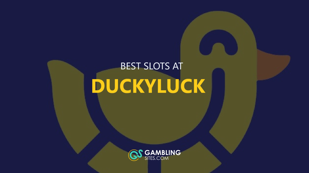 Best DuckyLuck Slots text centered, DuckyLuck logo in background