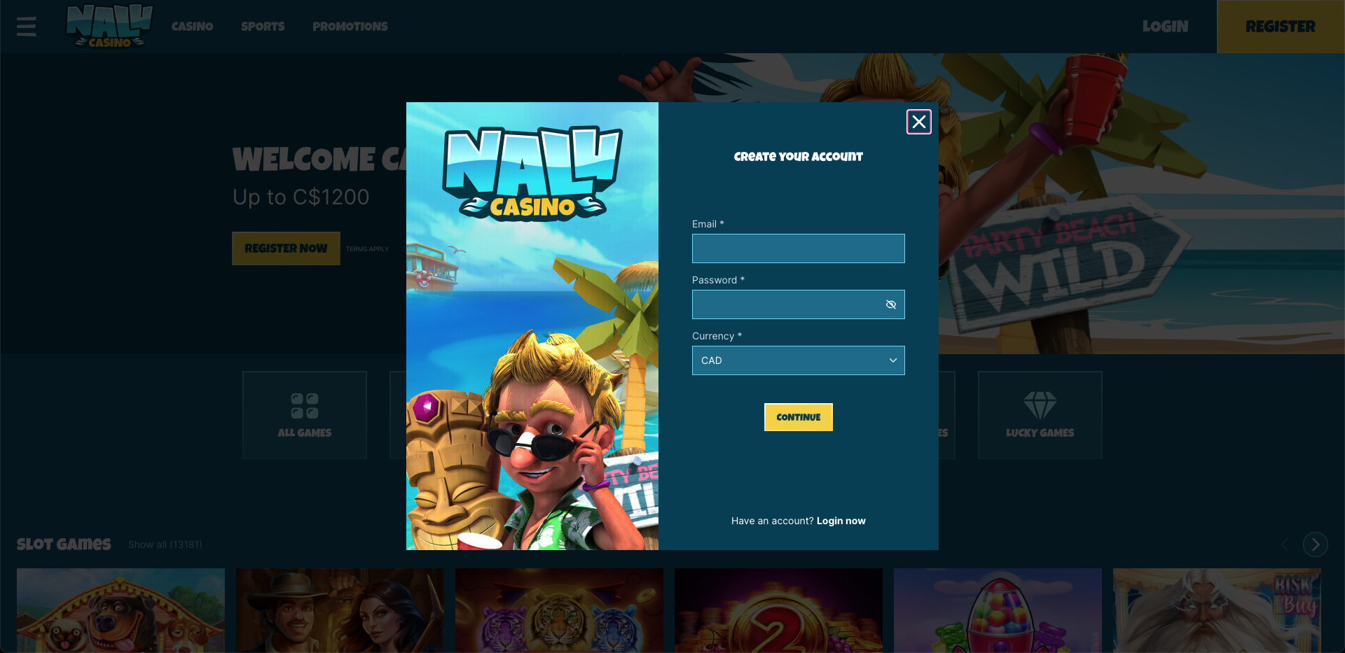Nalu Casino Sign Up