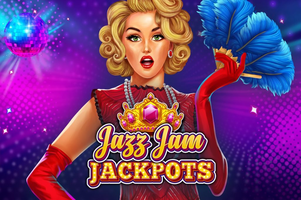 Jazzy Jam Jackpots slot game logo