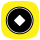 Moonwin Casino favicon, yellow, black, and white logo on white background