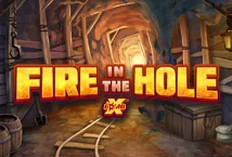 Fire in the hole game logo