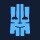 Moana Casino favicon, light blue logo on dark blue backgrond
